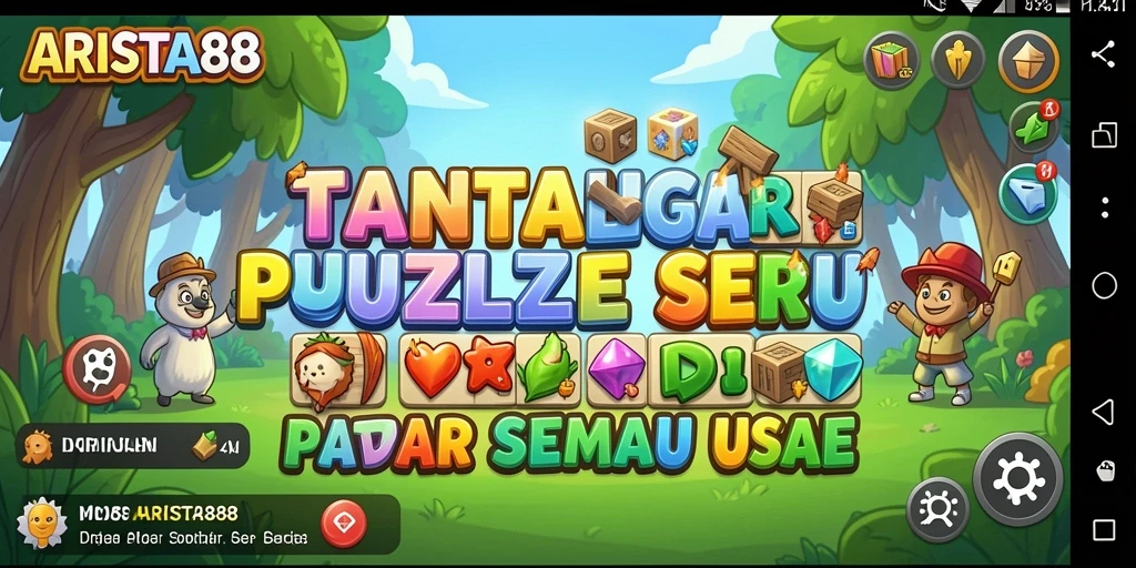 Tampilan screenshot ARISTA88 menampilkan gameplay seru dan menantang teka-teki.