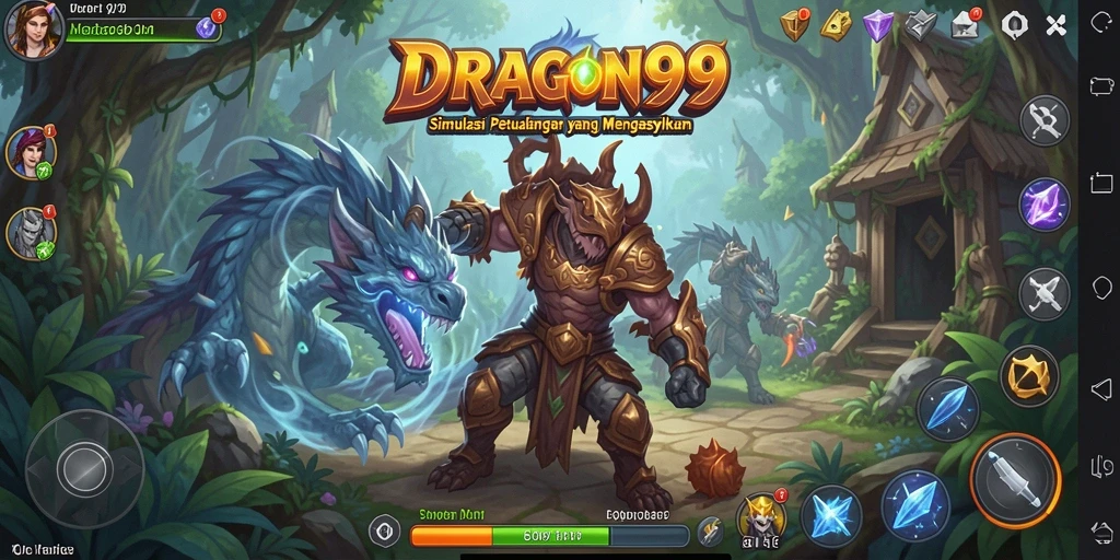 Screenshot menunjukkan gameplay menarik dengan petualangan dinamis.