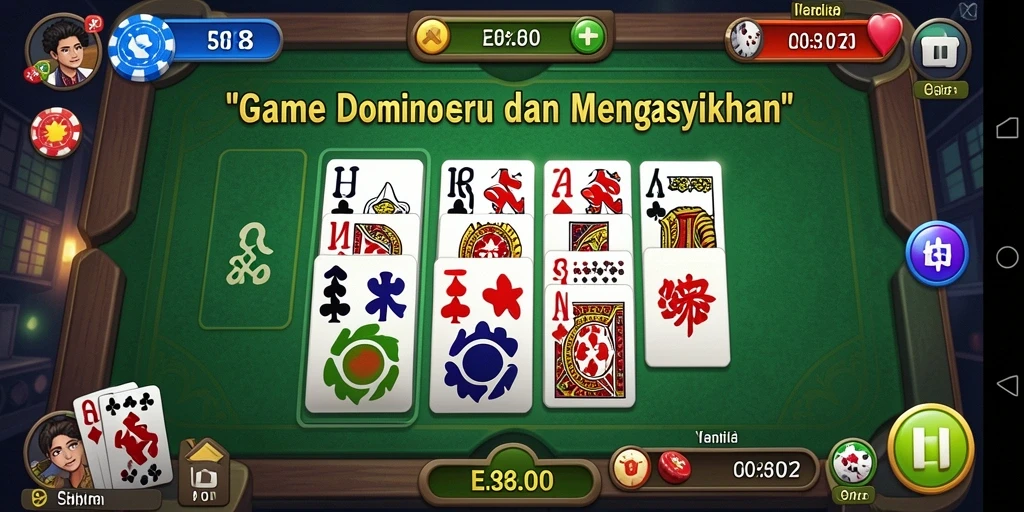 Screenshoot permainan E88 menampilkan keseruan mereka yang bermain Domino.