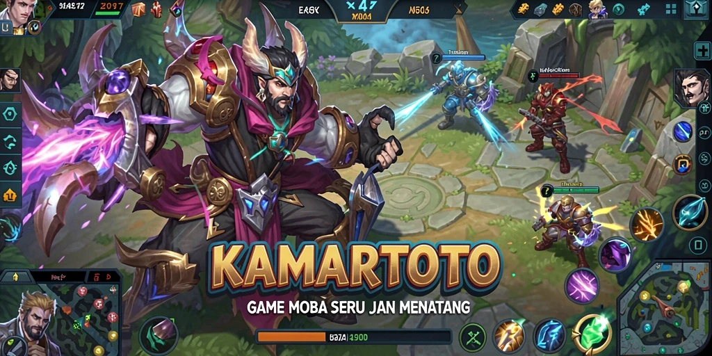 Tampilan screenshot gameplay KAMARTOTO yang intens dan seru.