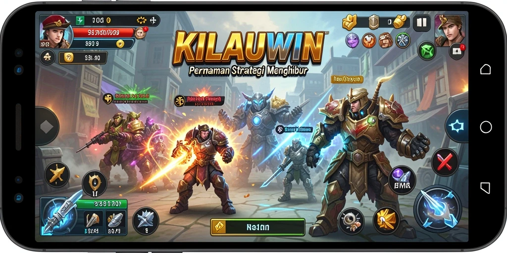 Tampilan gameplay menakjubkan dari KILAUWIN yang penuh strategi.