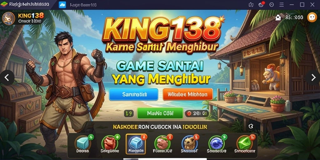 Tangkapan layar KING138 menunjukkan gameplay yang seru dan interaktif.
