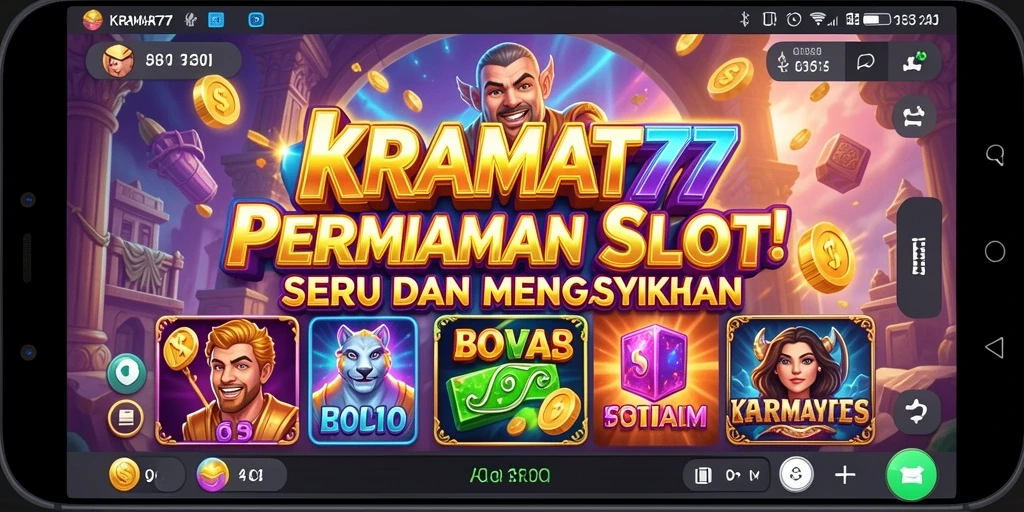 Tampilan gameplay KRAMAT77 yang menakjubkan dan penuh warna.