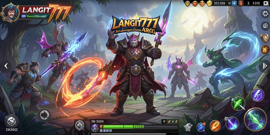 Tangkapan layar LANGIT777 menunjukkan aksi seru dalam pertempuran ARPG.