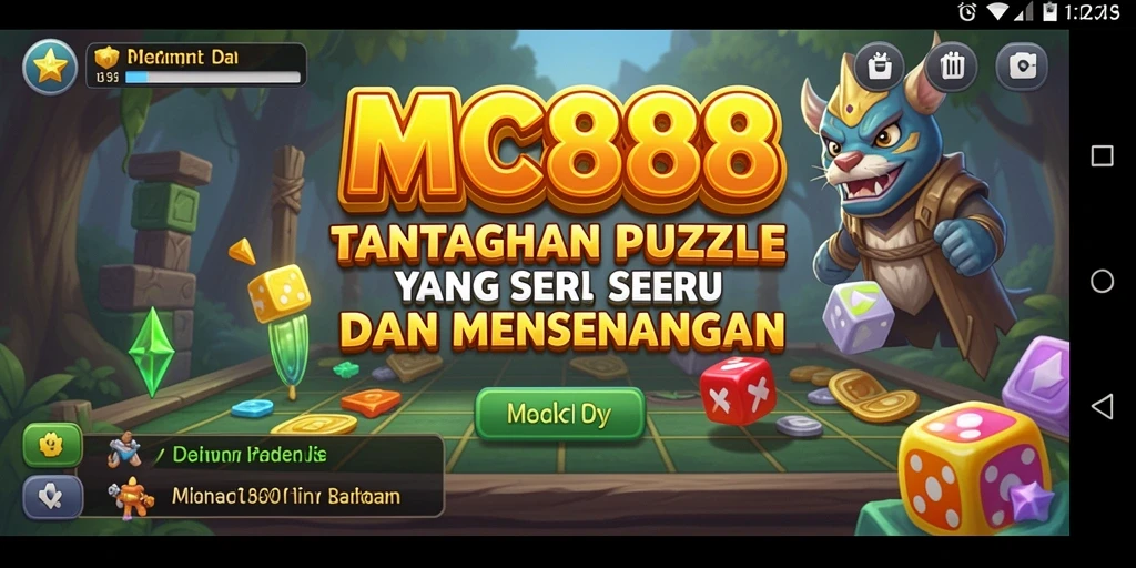 Gameplay seru MC888 dengan berbagai tantangan Puzzle.