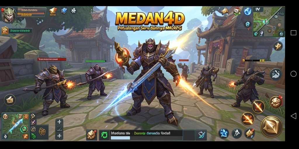 Tampilan gameplay menarik di dunia fantasi MEDAN4D.