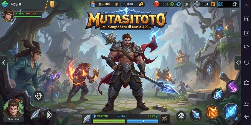 Tampilan gameplay seru dari MUTASITOTO dalam dunia ARPG.
