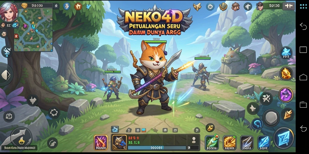 Gameplay menegangkan dalam dunia petualangan NEKO4D.