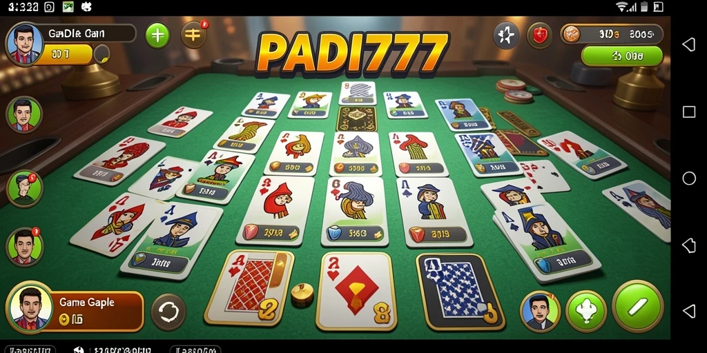 Gameplay menarik Gaple di PADI777 dengan teman-teman.