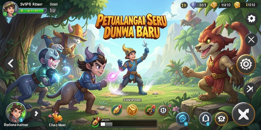 Tangkapan layar gameplay SVIP10 menunjukkan petualangan yang mendebarkan.